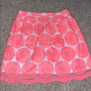 Pink flower skirt